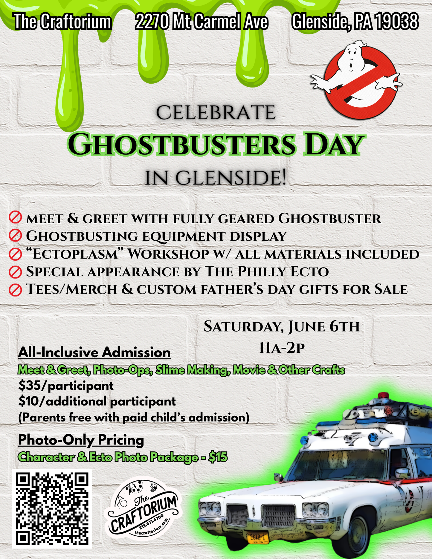 Ghostbusters Day @ The Craftorium